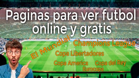 paginas para ver futbol online gratis